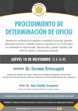 PROCEDIMIENTO DE DETERMINACIÓN DE OFICIO